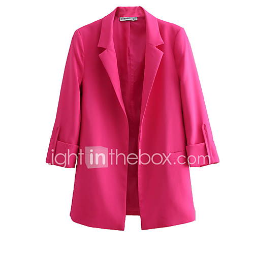 Dames Blazer Sjaalrevers Polyester Geel Fuchsia S M huismerk kopen in de aanbieding Dames Blazer Sjaalrevers Polyester Geel Fuchsia S M huismerk kopen in de aanbieding