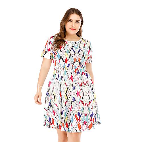 Dames Boho Verfijnd A Lijn Jurk Geometrisch Luipaard Kleurenblok Patchwork Print Boven De Knie huismerk kopen in de aanbieding Dames Boho Verfijnd A Lijn Jurk Geometrisch Luipaard Kleurenblok Patchwork Print Boven De Knie huismerk kopen in de aanbieding