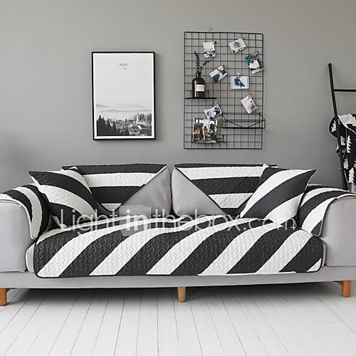 Sofa Kussen Gestreept Garengeverfd 100 Katoen Hoezen huismerk kopen in de aanbieding