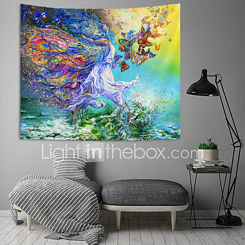 Sprookjes Thema Muurdecoratie 100 Polyester Modern Muurkunst Wandkleden Decoratie huismerk kopen in de aanbieding