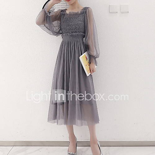 Dames Set Jurken Patchwork Effen huismerk kopen in de aanbieding