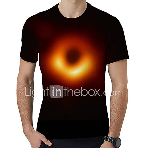 Heren Print T Shirt 3D Regenboog Grafisch Zwart Xxxl huismerk kopen in de aanbieding Heren Print T Shirt 3D Regenboog Grafisch Zwart Xxxl huismerk kopen in de aanbieding