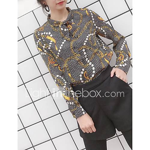 Dames Blouse Bloemen Grafisch Regenboog huismerk kopen in de aanbieding