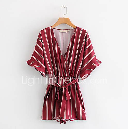 Dames Street Chic Wijn Babypakje Gestreept S M huismerk kopen in de aanbieding