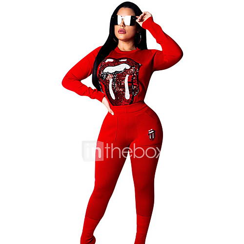 Dames Set Pantalon Effen Geometrisch huismerk kopen in de aanbieding