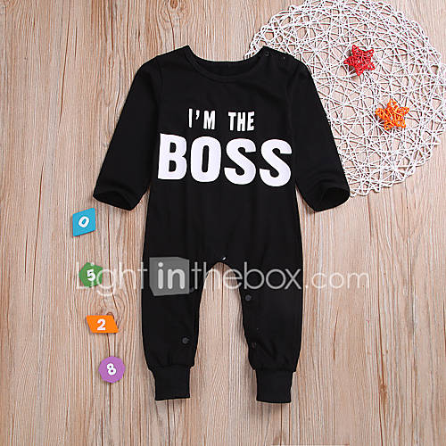 Baby Jongens Standaard Print Lange Mouw Katoen Polyester Overall Jumpsuit Zwart huismerk kopen in de aanbieding Baby Jongens Standaard Print Lange Mouw Katoen Polyester Overall Jumpsuit Zwart huismerk kopen in de aanbieding