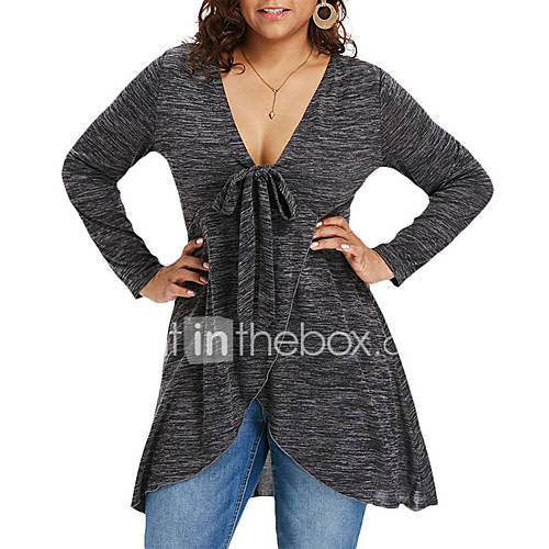 Dames T Shirt Effen Donkergrijs Xxxl huismerk kopen in de aanbieding Dames T Shirt Effen Donkergrijs Xxxl huismerk kopen in de aanbieding