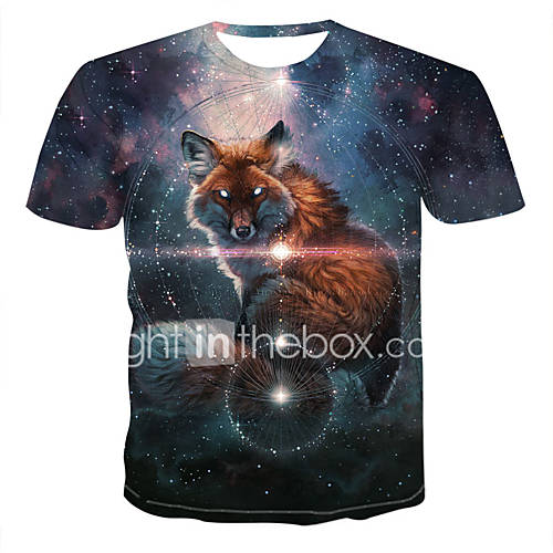 Heren Print T Shirt Heelal 3D Dier Marineblauw Xxxxl huismerk kopen in de aanbieding Heren Print T Shirt Heelal 3D Dier Marineblauw Xxxxl huismerk kopen in de aanbieding