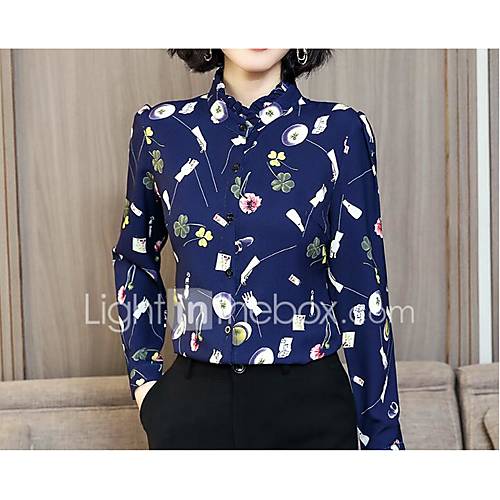 Dames Overhemd Geometrisch Zwart Xl huismerk kopen in de aanbieding