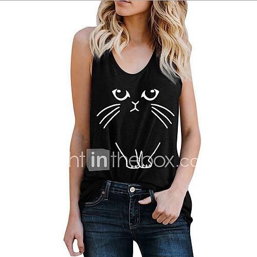 Dames T Shirt Grafisch Marineblauw huismerk kopen in de aanbieding