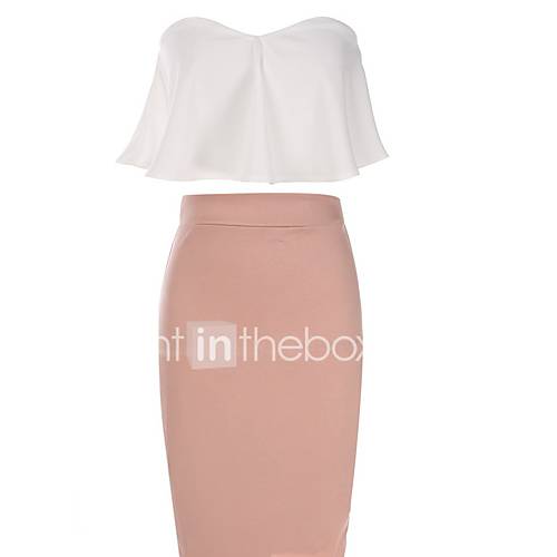 Dames Standaard Set Rok Patchwork Kleurenblok huismerk kopen in de aanbieding