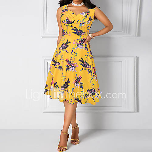 Dames Verfijnd Elegant Recht Schede Jurk Geometrisch Midi huismerk kopen in de aanbieding Dames Verfijnd Elegant Recht Schede Jurk Geometrisch Midi huismerk kopen in de aanbieding