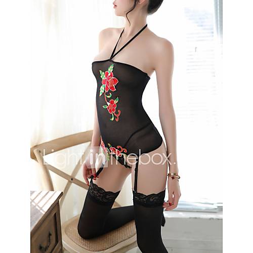 Dames Teddy Kostuum Nachtkleding Jacquard Netstof huismerk kopen in de aanbieding