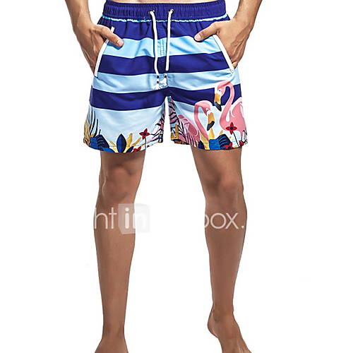 Heren Street Chic Shorts Broek Dier Blauw huismerk kopen in de aanbieding